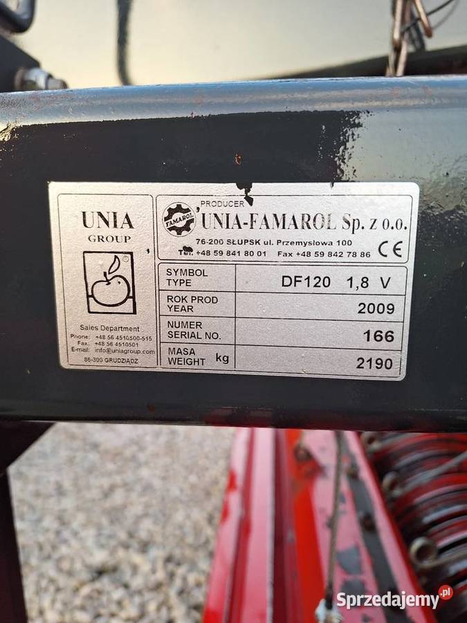 Prasa rolująca Unia famarol nieuszkodzony Rzuchowa