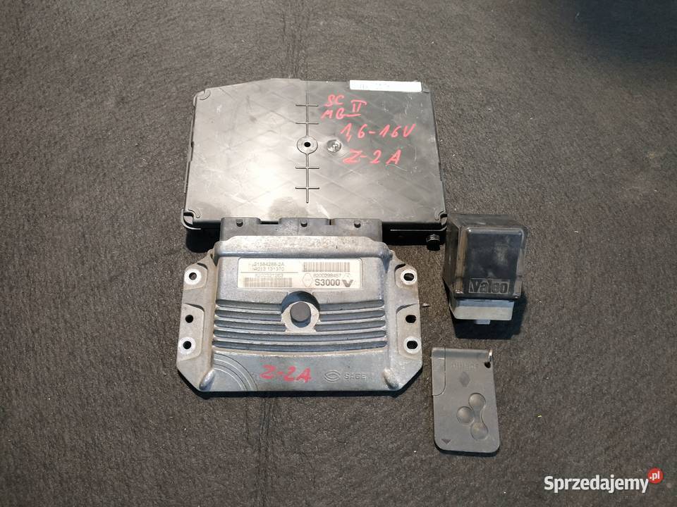 Megane II Scenic II 16 16V zestaw startowy osobowe Układ elektryczny silnika Swarzędz