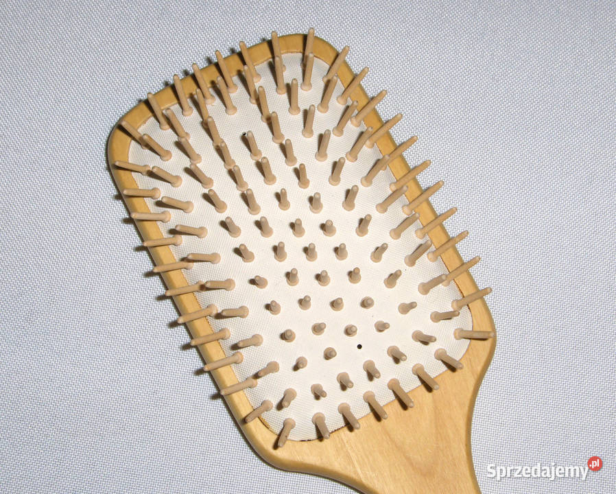 Drewniana szczotka do włosów paddle brush NOWA Łódź