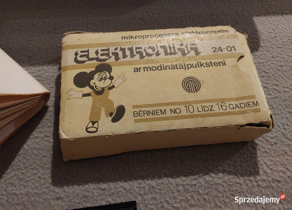 Stara gierka Elektronika 2401 myszka miki Tczew