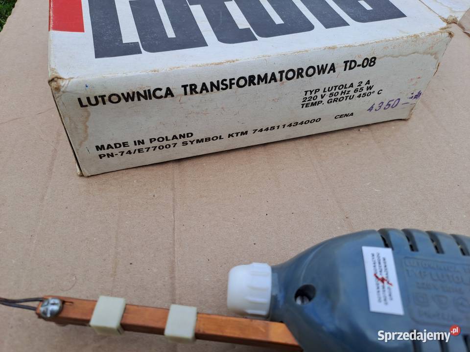 nowa lutownica Lutola 2A z Prl Osięciny