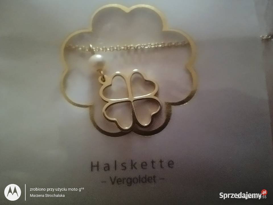 Biżuteria pozłacana 14 karatowym złotem opolskie Olesno sprzedam