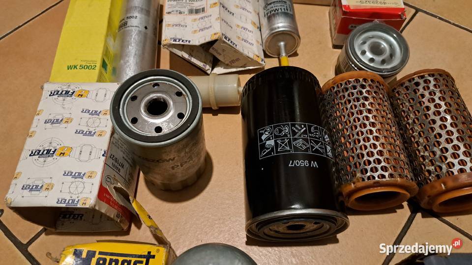 Filtry kabinowe powietrza paliwowe olejowe osobowe