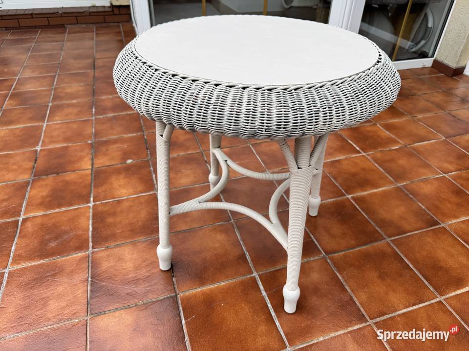 Stolik rattanowy kawowy ogród taras balkon stół mazowieckie Garwolin
