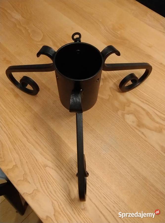 Stojak choinkowy kuty klasyczny czarny kuty Racibórz