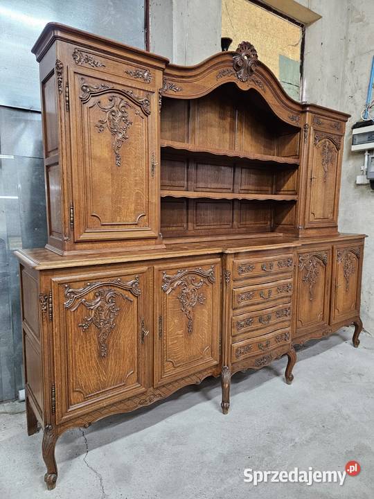 Piękny duży francuski kredens Ludwikowski 4 małopolskie Nowy Sącz