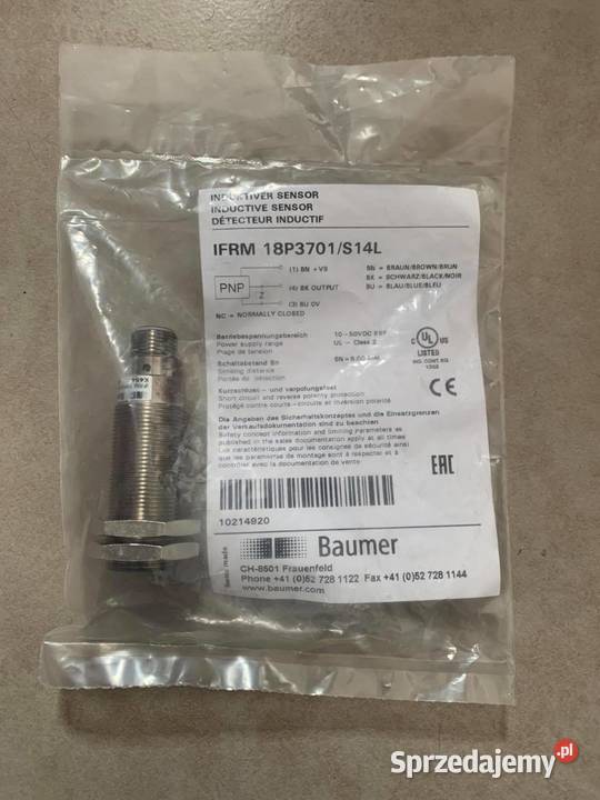 BAUMER IFRM 18P3701S14L mazowieckie Warszawa