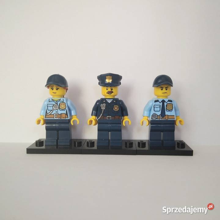 Lego City Policjanci pakiet 3 figurek 4 Lego małopolskie Kłaj