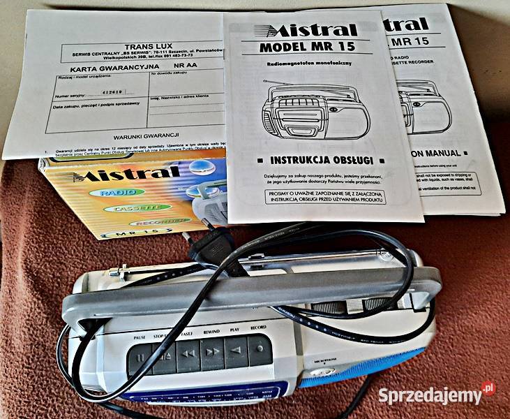 Radiomagnetofon Mistral model MR 15 Ostrów Wielkopolski