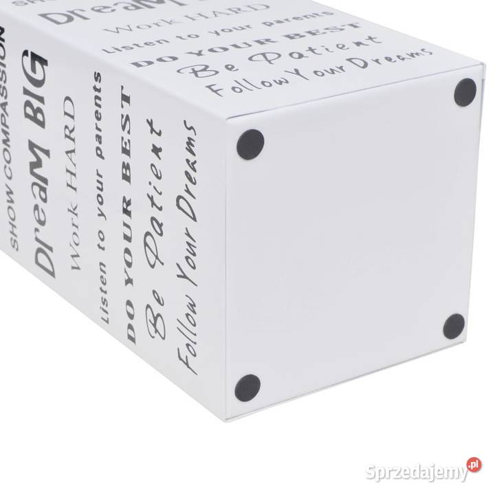 Kwadratowy metalowy biały stojak na parasole mazowieckie Warszawa