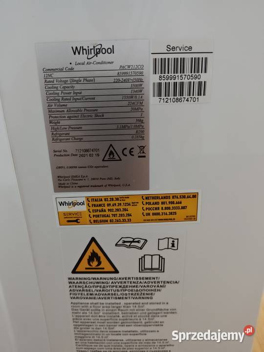 Klimatyzator Whirlpool