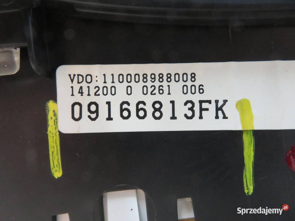 LICZNIK OPEL CORSA C 10 09166813FK