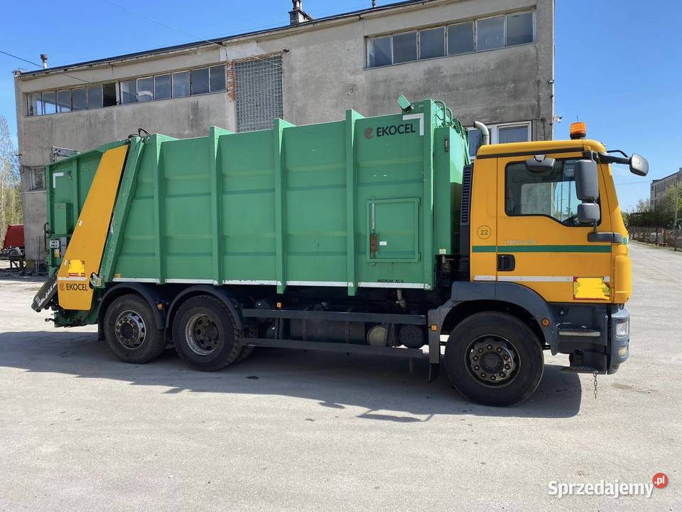 MAN TGM 26290 śmieciarka podwozie 6x2 Ekocel XLS świętokrzyskie