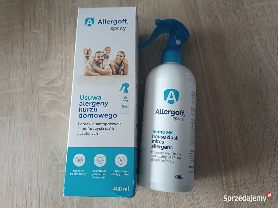 Allergoff Spray przeciw alergenom roztoczy kurzu Kwidzyn