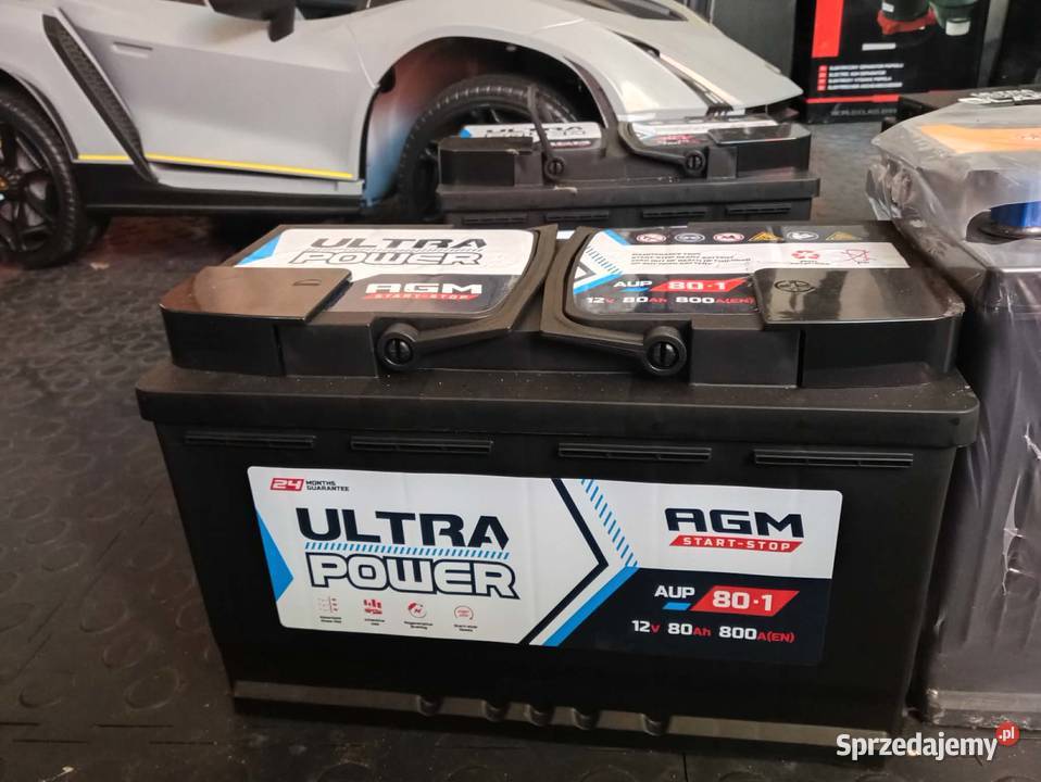 Akumulator Ultra Power 12V 80Ah AGM osobowe Siedlce
