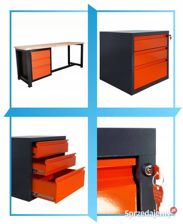 STÓŁ PRODUKCYJNY z szufladami P2111 ROBOCZY Stoły warsztatowe pomorskie
