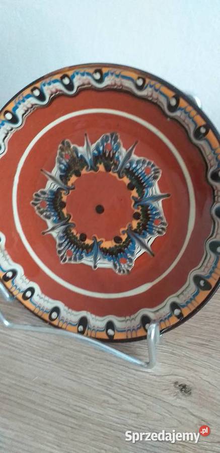 Wiszący talerz bułgarski prl Przedbórz
