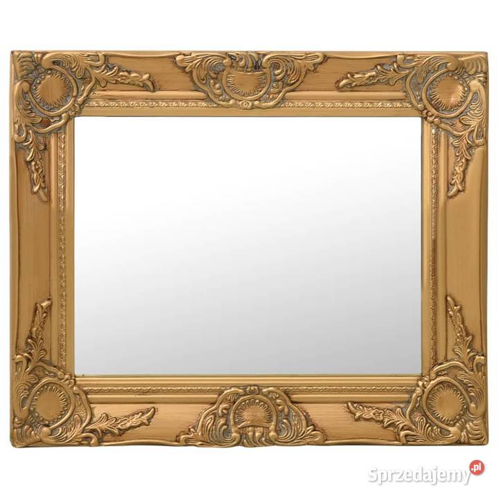 vidaXL Lustro ścienne w stylu barokowym 50x40 mazowieckie