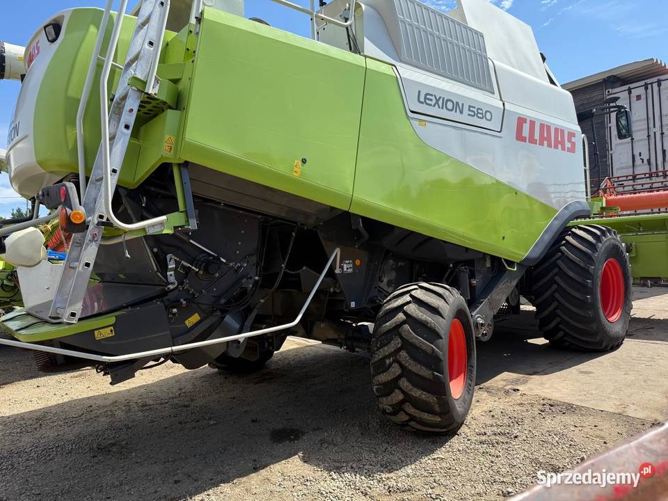 Kombajn zbożowy Claas Lexion 580 heder V750 dolnośląskie Nowa Ruda