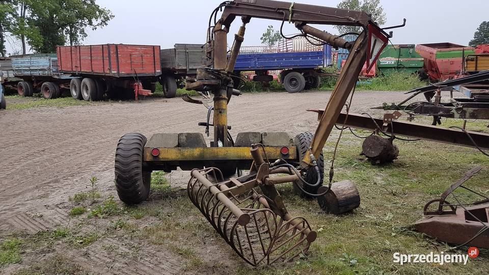 Ładowcz cyklop podnośnik ramię wózek wielkopolskie Huta Szklana