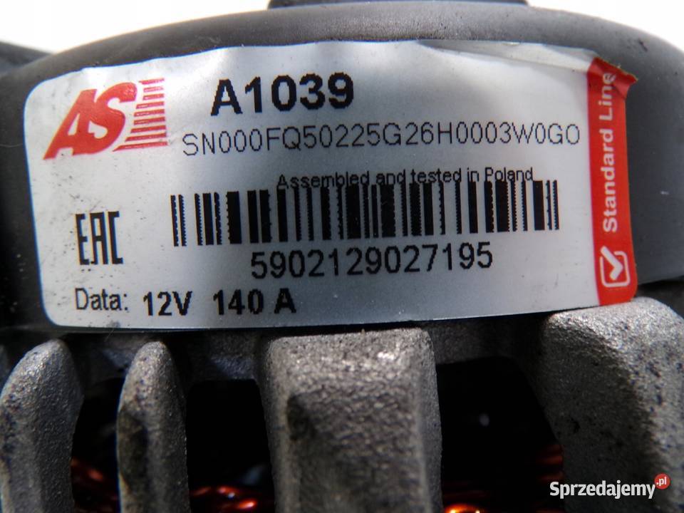 Alternator Opel Mokka A 17 CDTi AS A1039