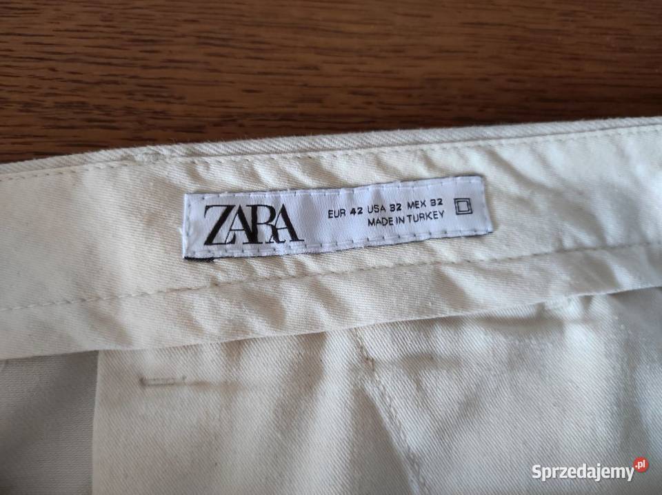 Zara spodnie comfort casual dżinsowe letnie świętokrzyskie Kielce sprzedam