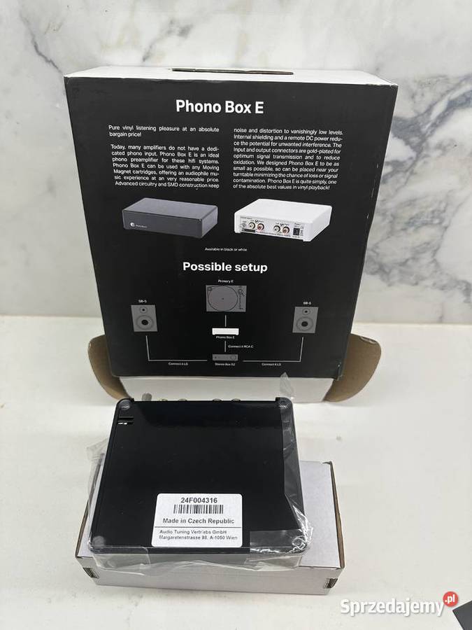 ProJect Phono Box e przedwzmacniacz gramofonowy łódzkie Łódź