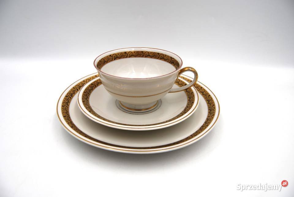 Filiżanka zestaw trio Sonnenberg porcelana Poznań sprzedam