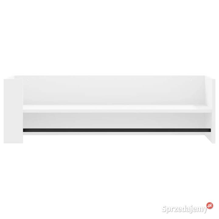 Półka ścienna biała 100x35x305 materiał Warszawa