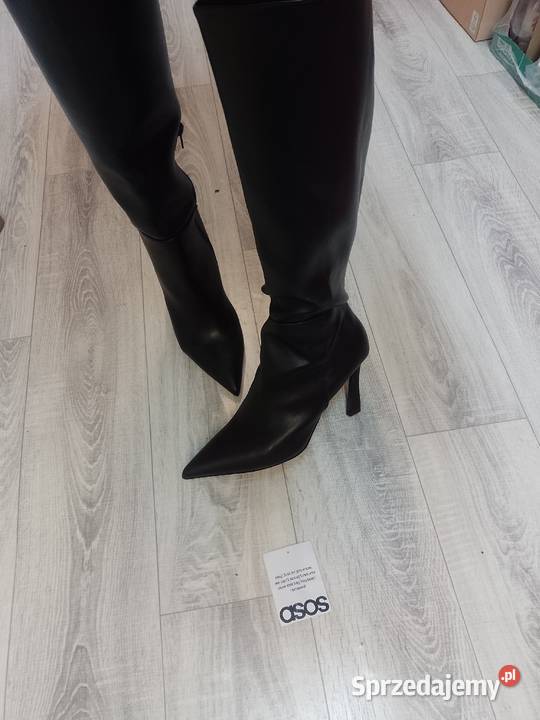 40 Asos Design czarne Kozaki szpilki wieczorowe Kraków