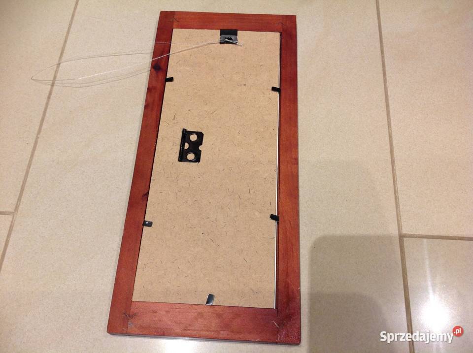 Ramka Drewniana Na Zdjęcia Bordowa Nowa Sól