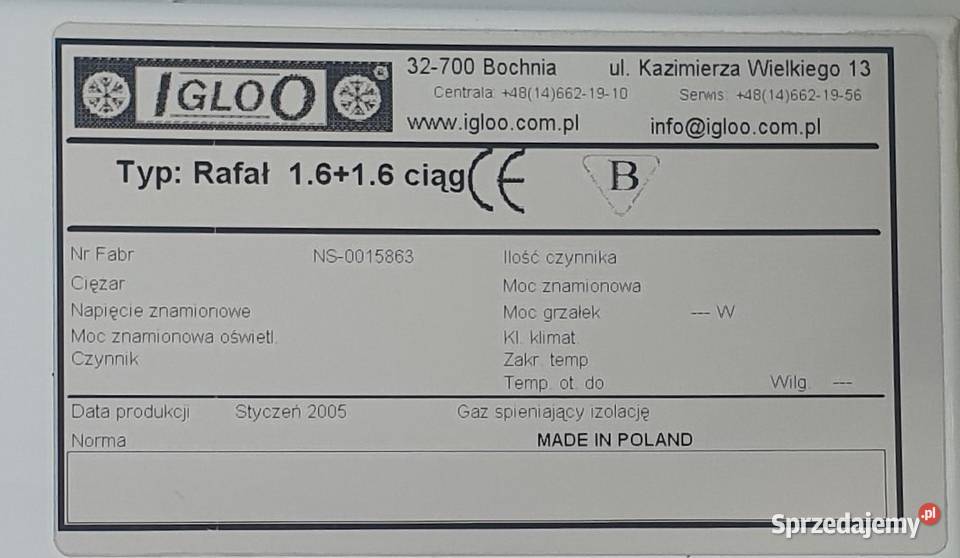 Regał Chłodniczy 102148 Warszawa