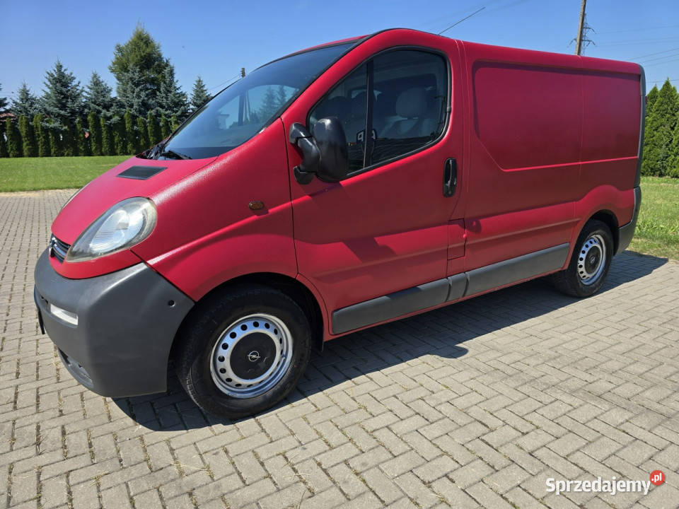 Opel Vivaro 19Diesel 101 6 BiegowyKontrola manualna łódzkie Kutno sprzedam