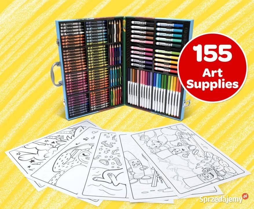 Zestaw Plastyczny Crayola w Walizce Kredki Mogilany