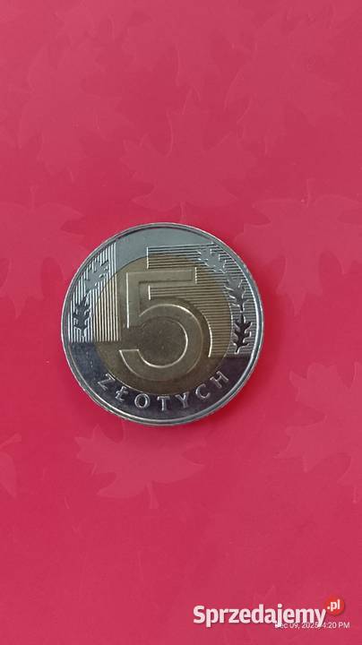 Moneta 5 2008 najniższy nakład 5 mln Jastrzębie-Zdrój