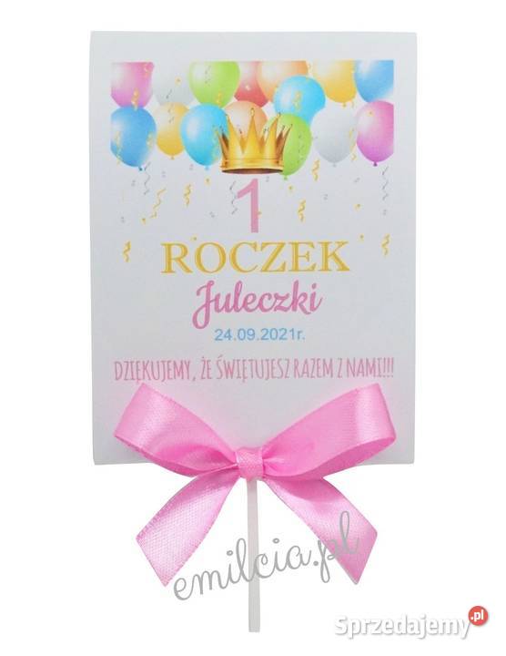 Lizak Prezent Podziękowanie Gości URODZINY Happy Pozostałe Zielona Góra sprzedam