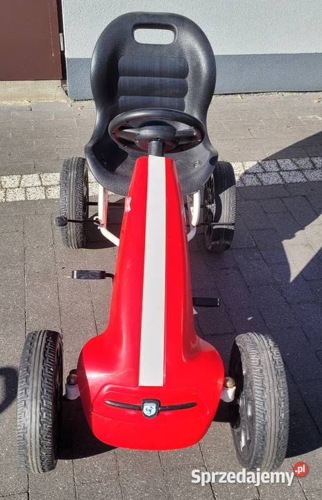 GOKART ABARTH na pedały Duże miękkie koła Zamość