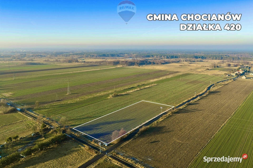 Działka rolna w Chocianowcu pow 8600m Chocianowiec