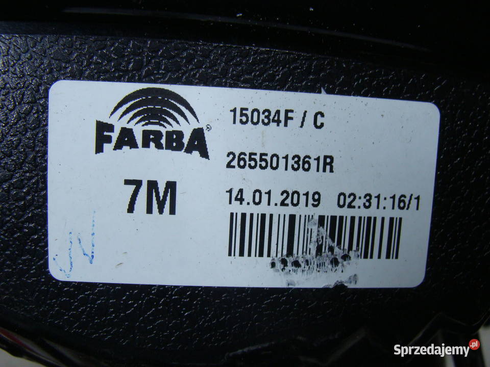 RENAULT TWINGO III 3 1418 LAMPA TYLNA TYŁ PRAWA Goleniów