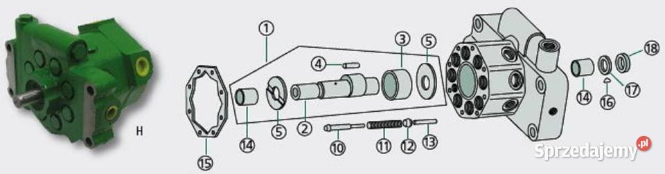 pompa hydrauliczna John Derre Trzcianka