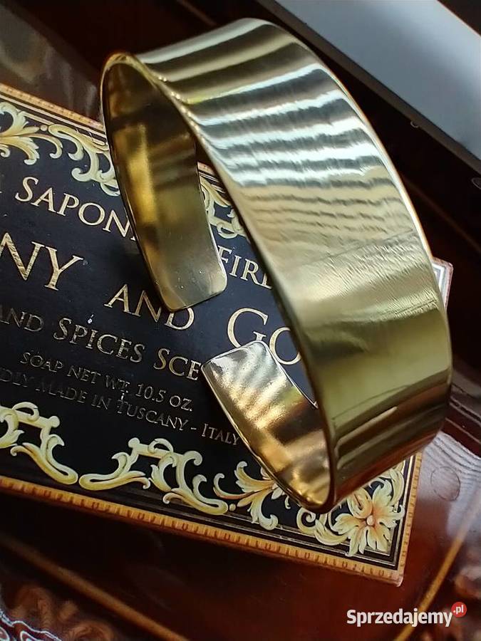 Bransoleta mosiądz metaloplastyka rękodzieło Łódź