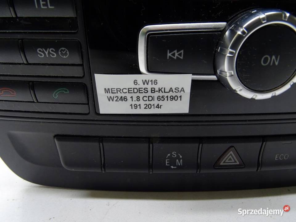 RADIO NAVIGACJA NAVI PANEL A2469009412 MERCEDES