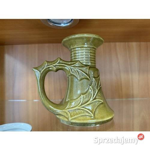 Ceramiczny Świecznik Biesiadny Styl Rustykalny