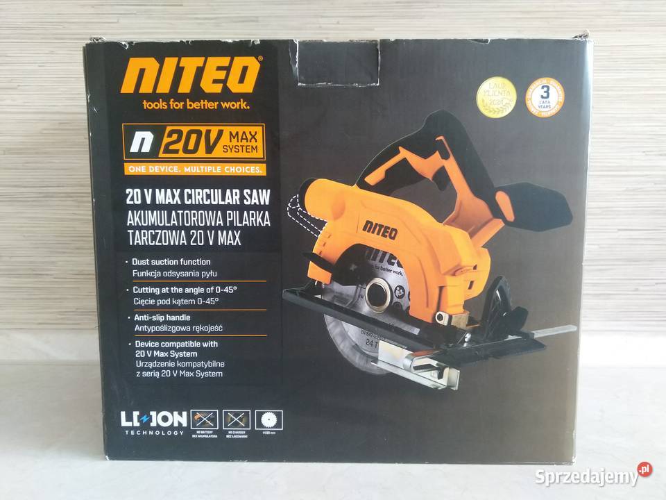 NAJTANIEJ Akumulatorowa Pilarka Tarczowa 20 Zabrze