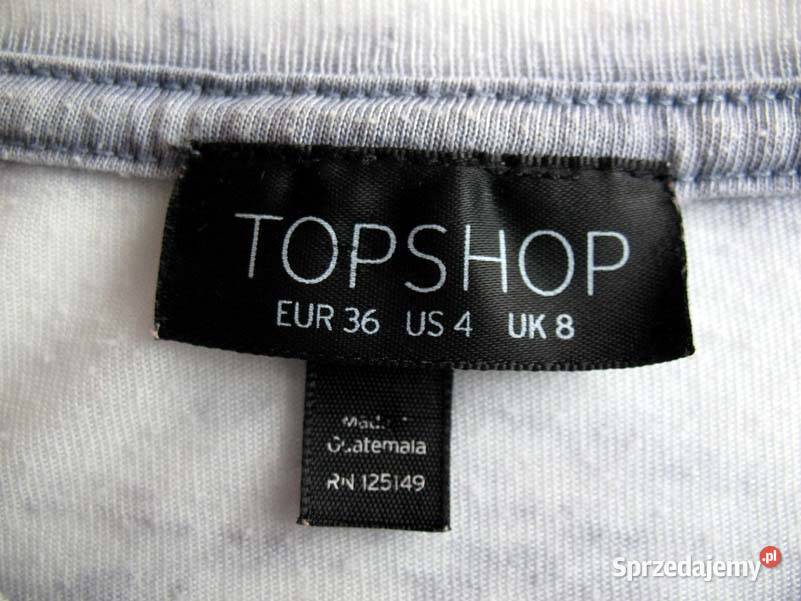 Bluzka tshirt Topshop rozmiar 36 S biust 100 Moda i Styl Siedlce