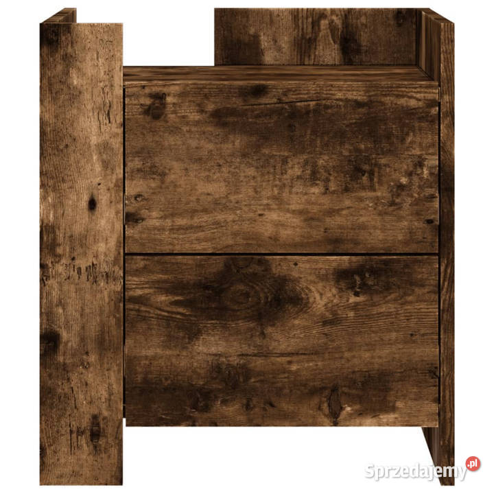 Szafka nocna opalany dąb 45x50x50 materiał