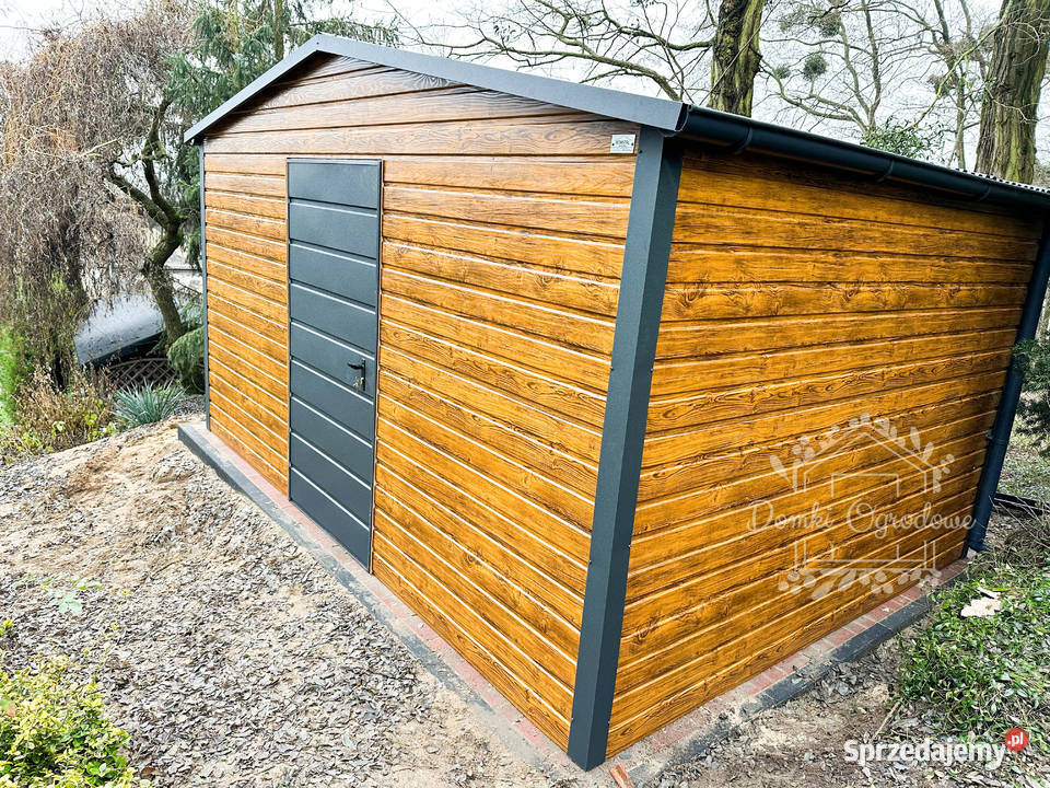 Domek Ogrodowy Schowek Garaż 4x3 Antracyt