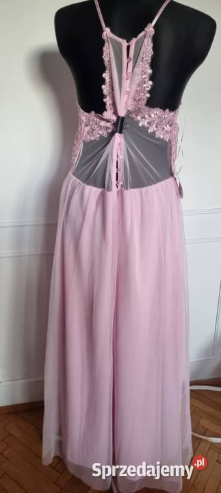 Sprzedam sukienkę różową koronkową 4648 podlaskie Białystok