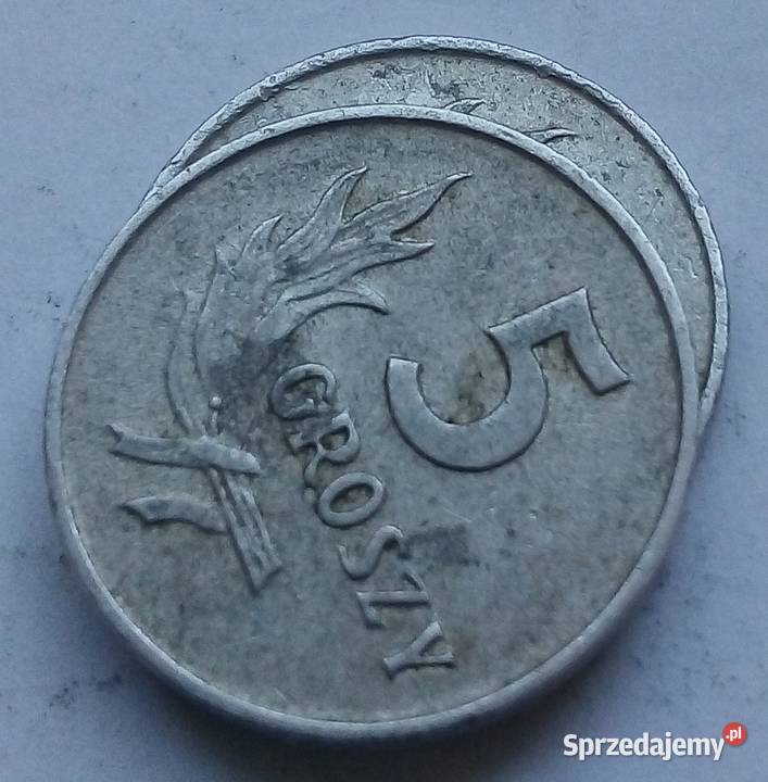 POLSKA5 GROSZY1962 rbzAL2 SZTUKI Legionowo