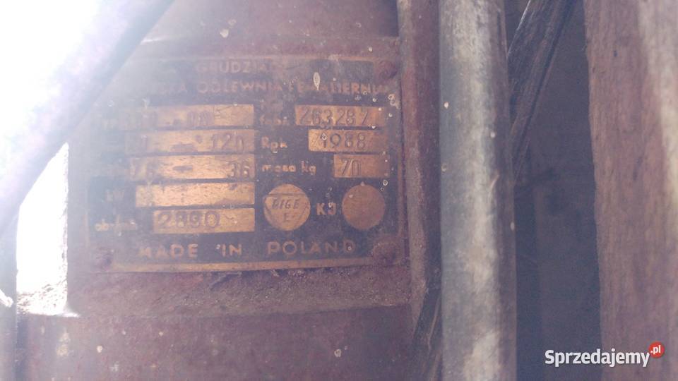 Nowa pompa głębinowa Grudziądz 1988 Moc 22kW Dom i Ogród Makoszyn sprzedam